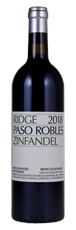 2018 Ridge Paso Robles Zinfandel