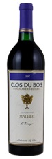 1997 Clos du Bois Winemakers Reserve LEtranger Malbec