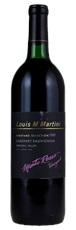 1989 Louis M Martini Monte Rosso Vineyard Selection Cabernet Sauvignon