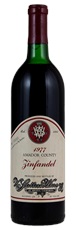 1977 V Sattui Winery Amador Ridge Vineyard Zinfandel