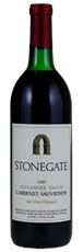 1980 Stonegate Vail Vista Vineyard Cabernet Sauvignon