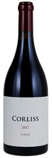 2012 Corliss Estate Syrah