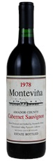 1978 Montevina Cabernet Sauvignon