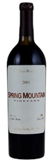 2001 Spring Mountain Cabernet Sauvignon
