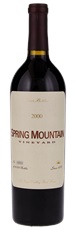 2000 Spring Mountain Vineyard Cabernet Sauvignon