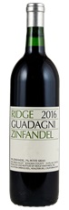 2016 Ridge Guadagni Zinfandel
