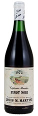 1972 Louis M Martini California Mountain Pinot Noir