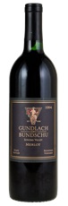 1994 Gundlach Bundschu Rhinefarm Vineyard Merlot