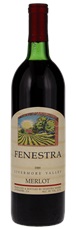1989 Fenestra Winery Livermore Valley Merlot