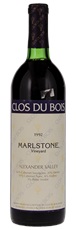 1992 Clos du Bois Marlstone