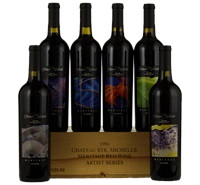 1993 Chateau Ste Michelle Artist Series Red