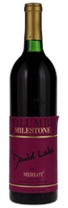 1987 Columbia Winery David Lake Signature Red Willow Vineyard Milestone Merlot