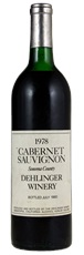 1978 Dehlinger Cabernet Sauvignon