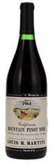 1968 Louis M Martini California Mountain Pinot Noir