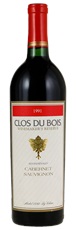 1991 Clos du Bois Winemakers Reserve Cabernet Sauvignon