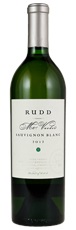 2012 Rudd Estate Mount Veeder Sauvignon Blanc