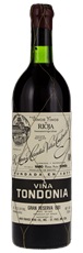1981 Lopez de Heredia Rioja Vina Tondonia Gran Reserva