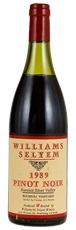 1989 Williams Selyem Rochioli Vineyard Pinot Noir