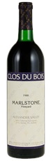 1988 Clos du Bois Marlstone