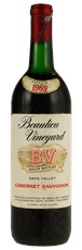 1969 Beaulieu Vineyard Cabernet Sauvignon