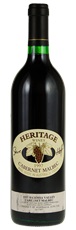 1997 Heritage Wines Steve Hoff Cabernet Malbec