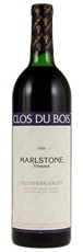 1989 Clos du Bois Marlstone