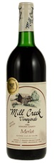 1980 Mill Creek Sonoma County Merlot