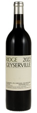2022 Ridge Geyserville