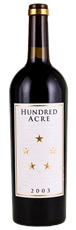 2003 Hundred Acre Kayli Morgan Vineyard Cabernet Sauvignon