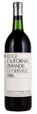 1986 Ridge Geyserville