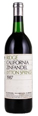 1987 Ridge Lytton Springs Zinfandel