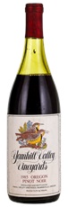 1985 Yamhill Valley Vineyards Pinot Noir