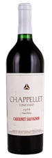 1976 Chappellet Vineyards Cabernet Sauvignon