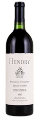 1995 Hendry Brandlin Vineyard Zinfandel