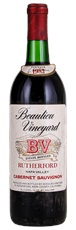 1983 Beaulieu Vineyard Rutherford Cabernet Sauvignon