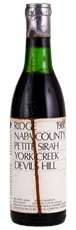 1980 Ridge York Creek Petite Sirah