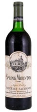1980 Spring Mountain Vineyard Cabernet Sauvignon