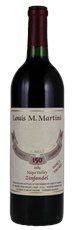 1986 Louis M Martini Special Selection Haynes Vineyard Alliance Celebration Cuvee Zinfandel