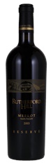 2003 Rutherford Hill Reserve Merlot