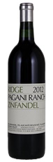 2012 Ridge Pagani Ranch Zinfandel