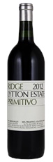 2012 Ridge Lytton Estate Primitivo