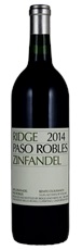 2014 Ridge Paso Robles Zinfandel