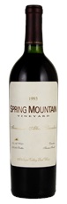 1993 Spring Mountain Miravalle Alba Chevalier Vineyard