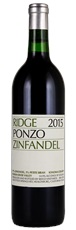 2015 Ridge Ponzo Vineyard Zinfandel